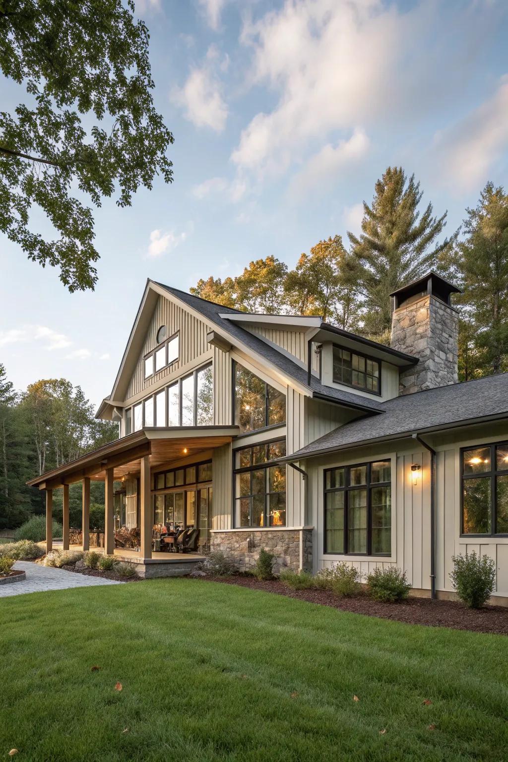 A seamless extension combines design and room