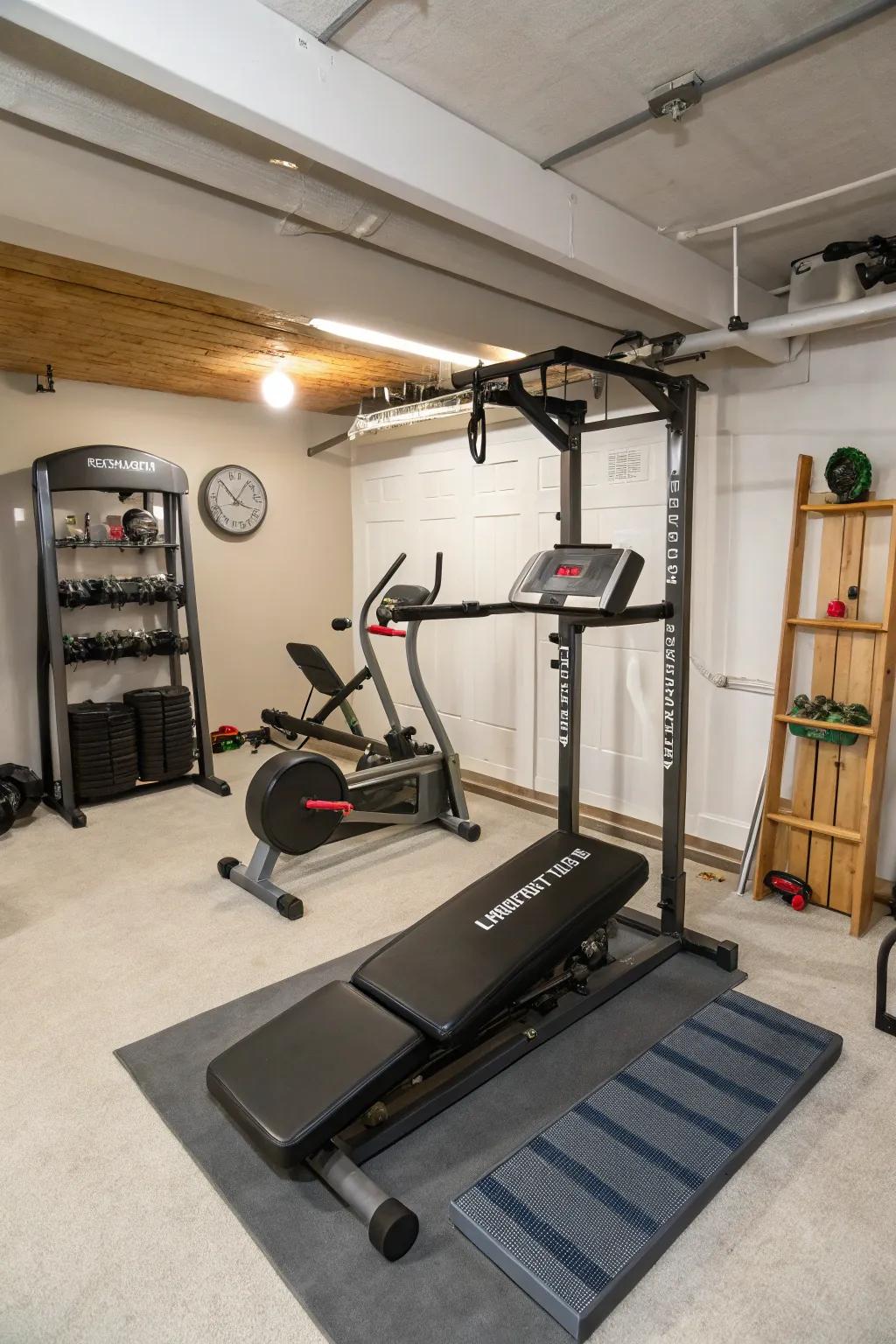 Compact equipment ensures your gym is both functional and spacious.