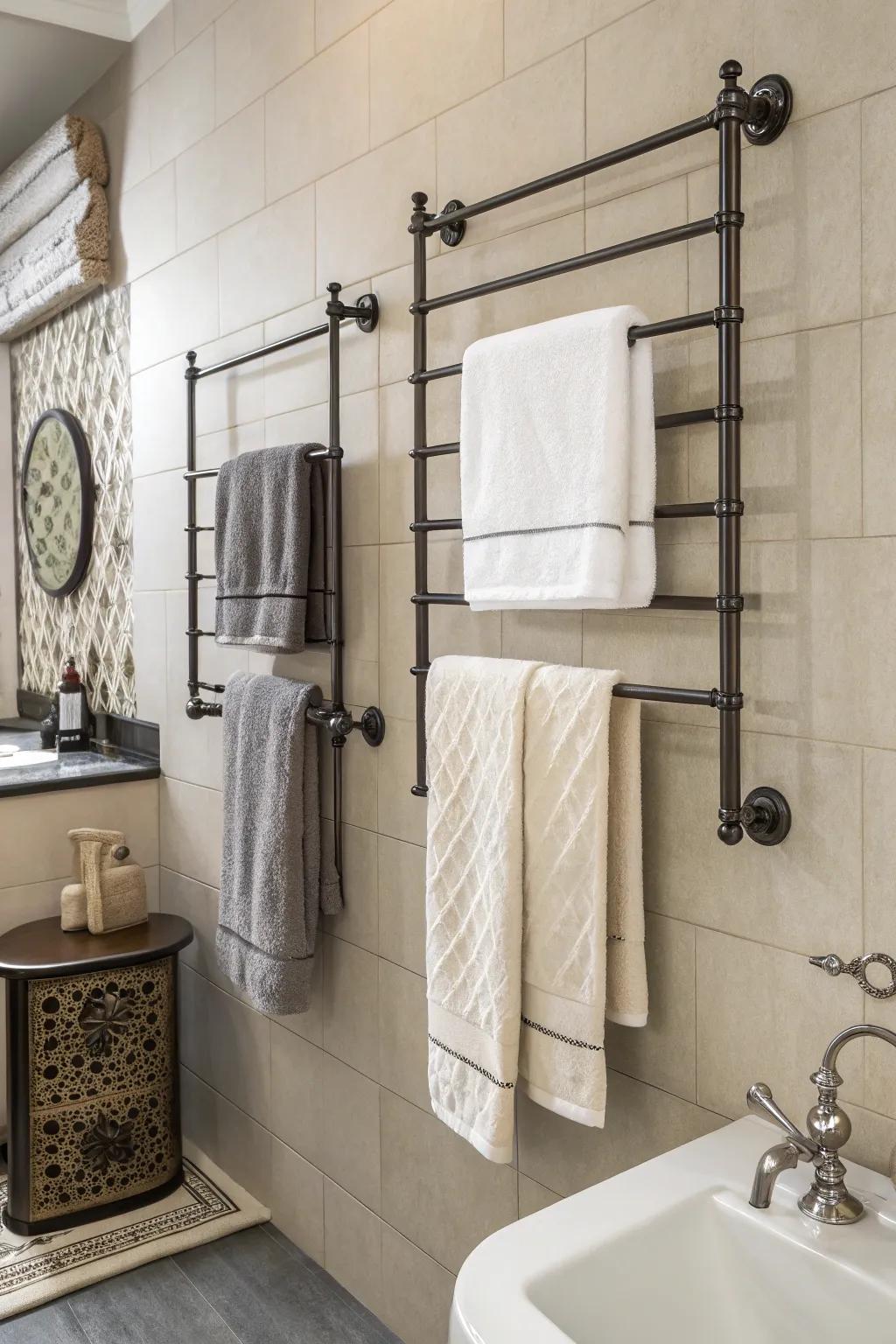 Wall-affixed fixtures offer uncomplicated reach and a polished visual.