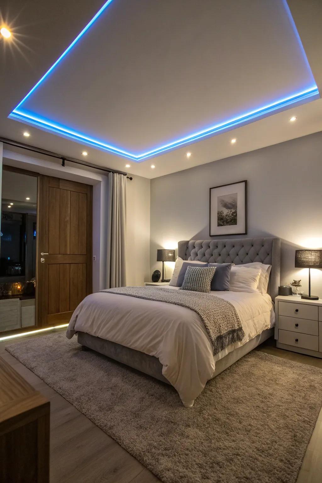 Glow bars give every bedroom a modern feel.