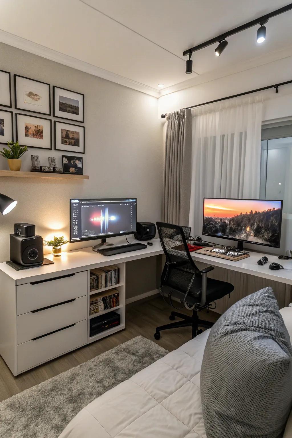 Get the most out of your streaming by setting up a dual-monitor workstation.