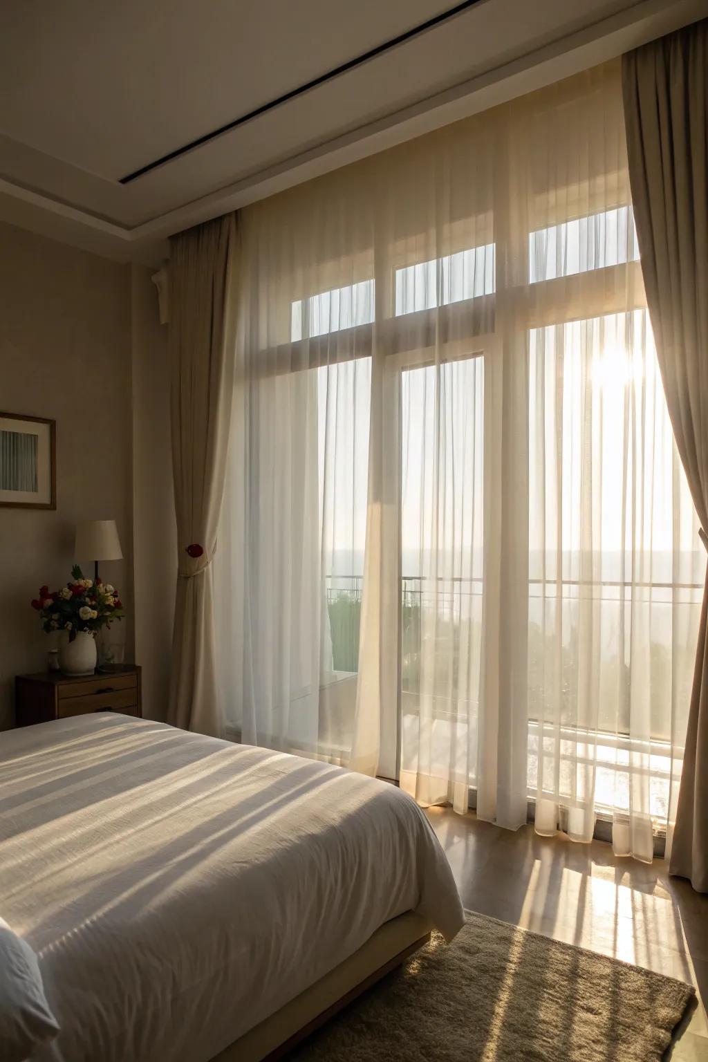Gossamer panels infuse an elegant and airy quality into your environment.