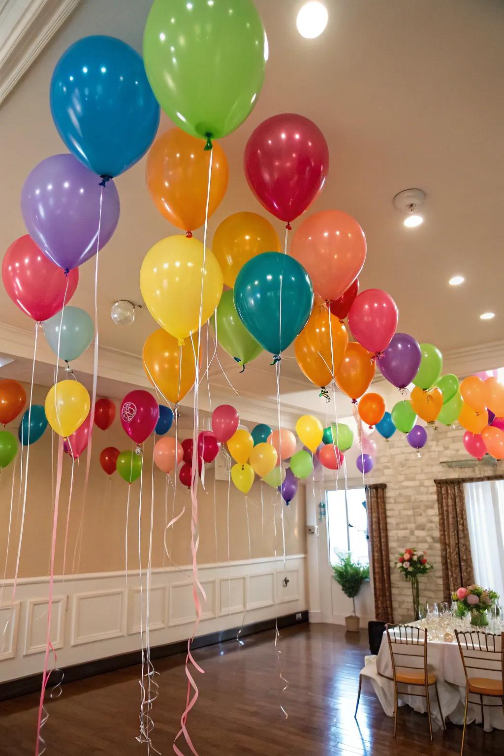 Craft a fantastical vibe with a space overflowing with floating orbs.