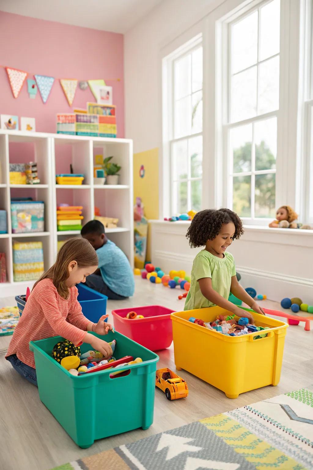 Transform the cleanup period into a vibrant and delightful competition.