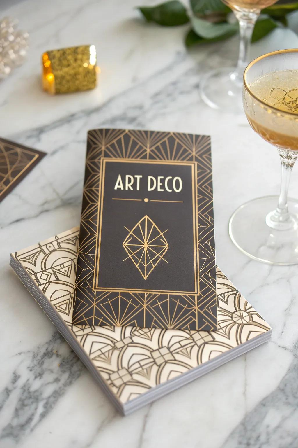 Transport your party to the roaring '20s with vintage glamour invitations.