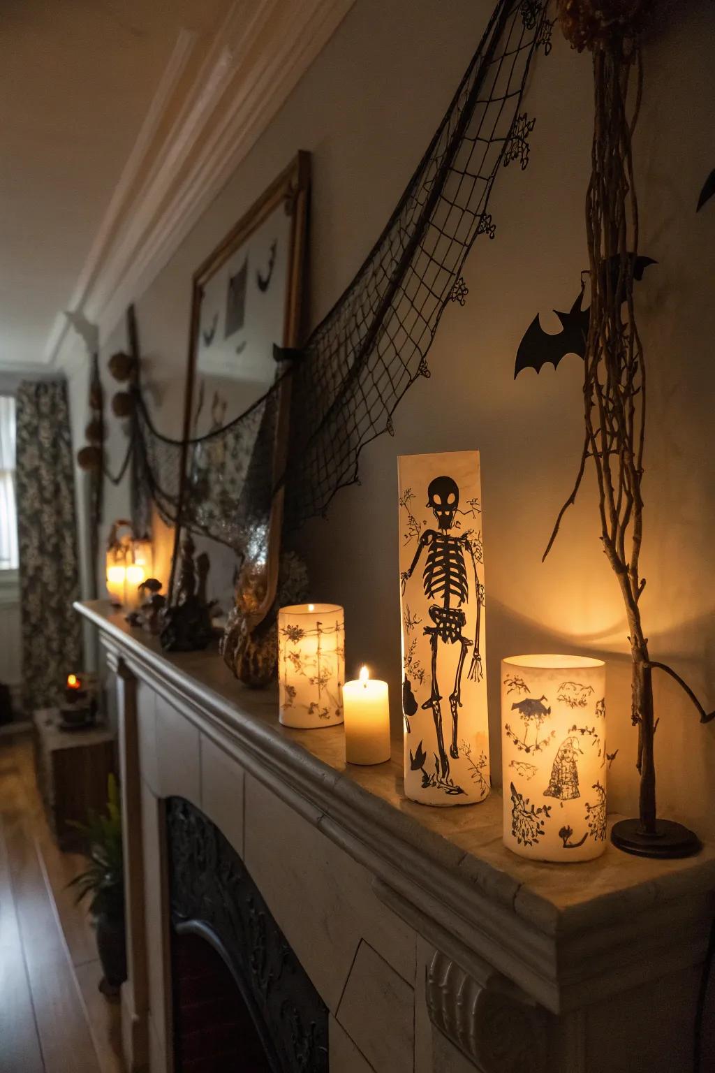 Inject playful eeriness into your décor with spooky figure candles.