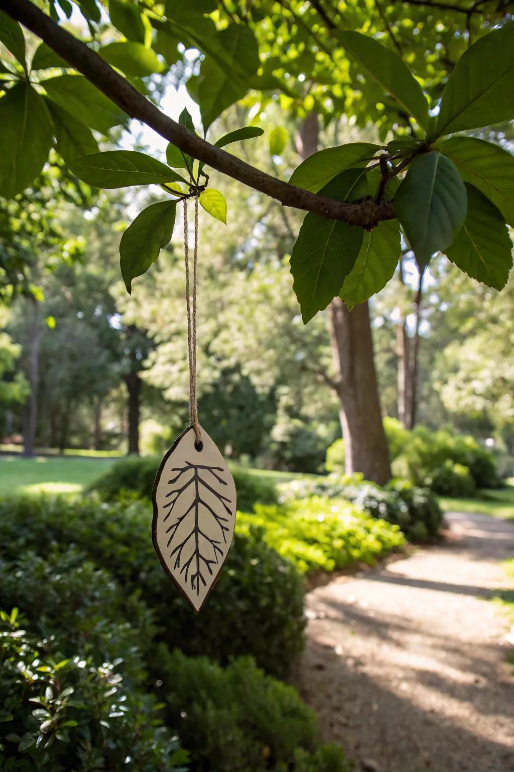 A blossom-shaped price label for a natural brand, echoing the beauty of nature.