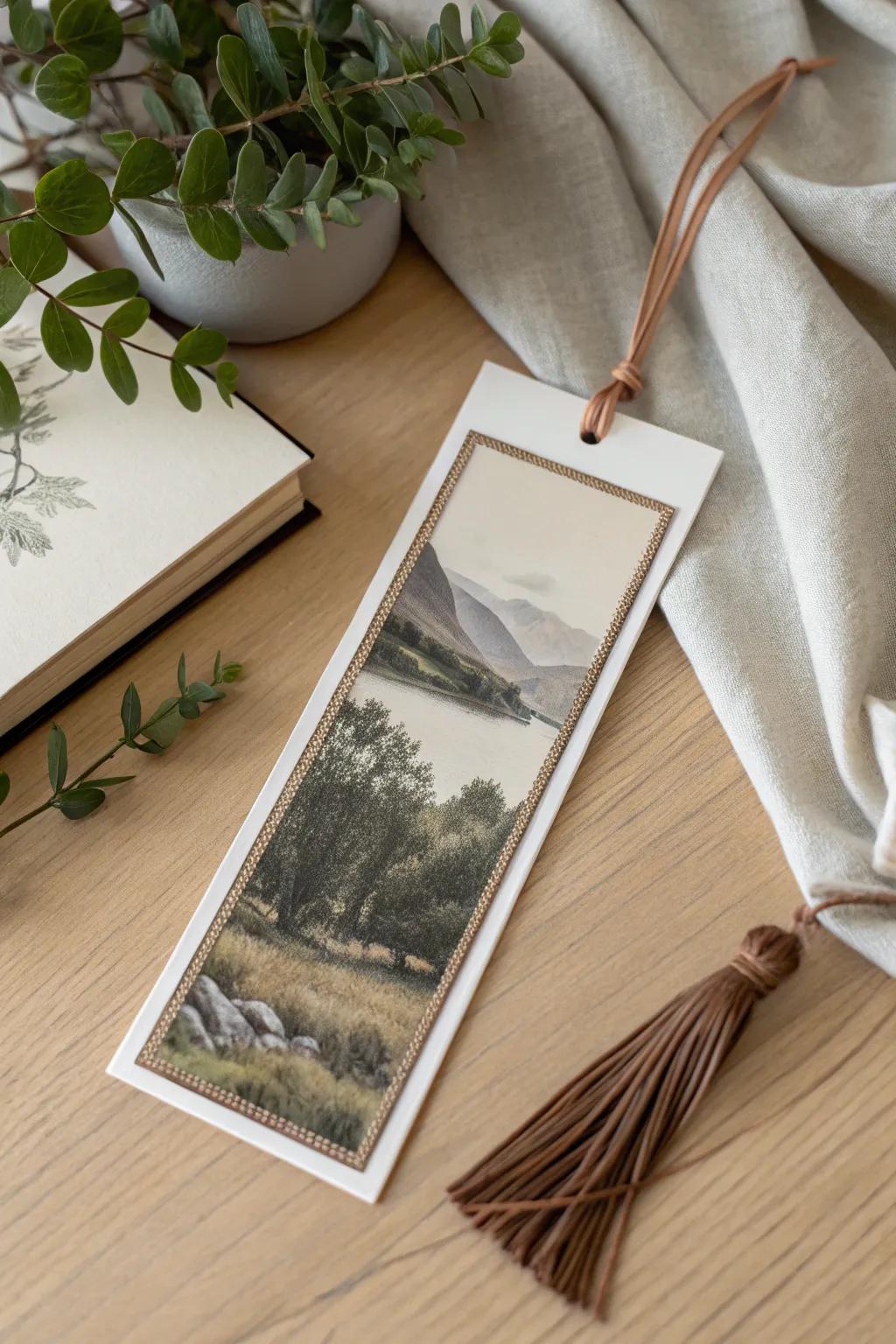 Transform cherished memories into beautiful personalized bookmarks. Embrace simplicity and elegance with a touch of nature.
