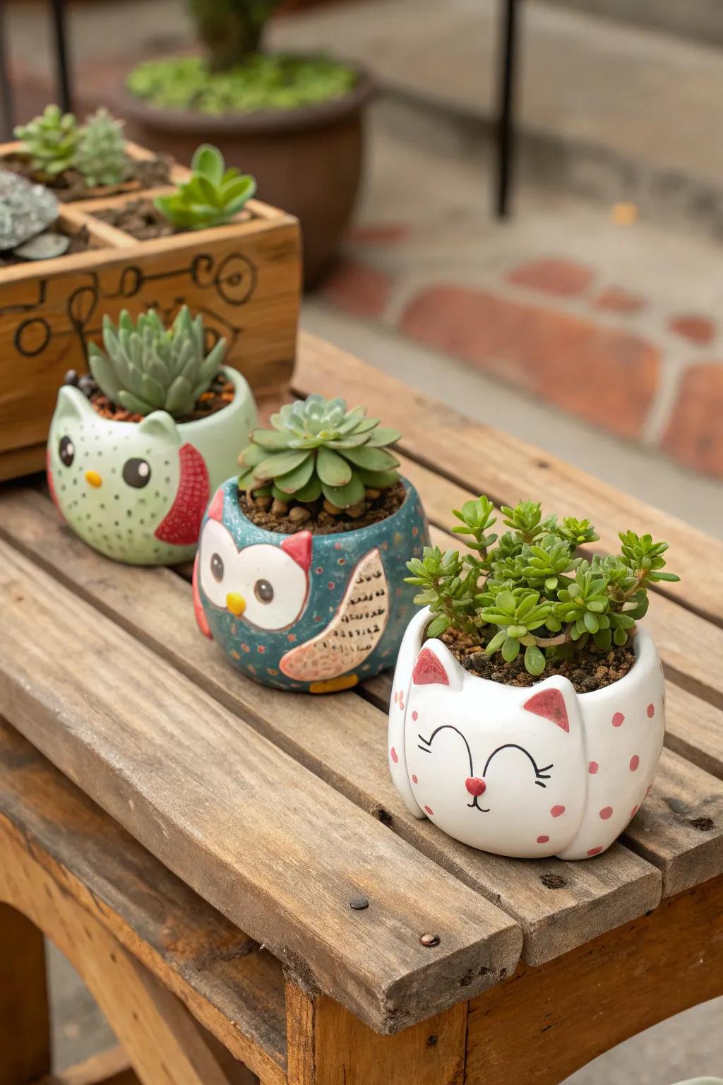 Animal-inspired planters infuse your greenery with whimsy.