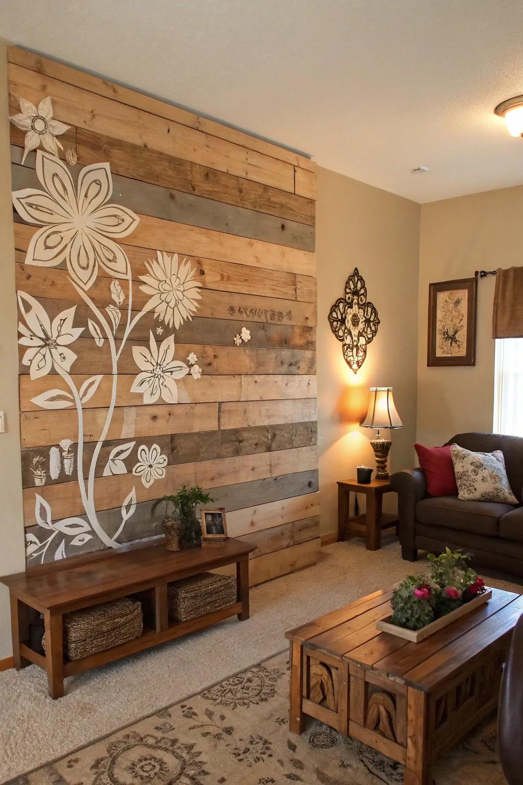 Infuse your walls with personality using charming platform art.