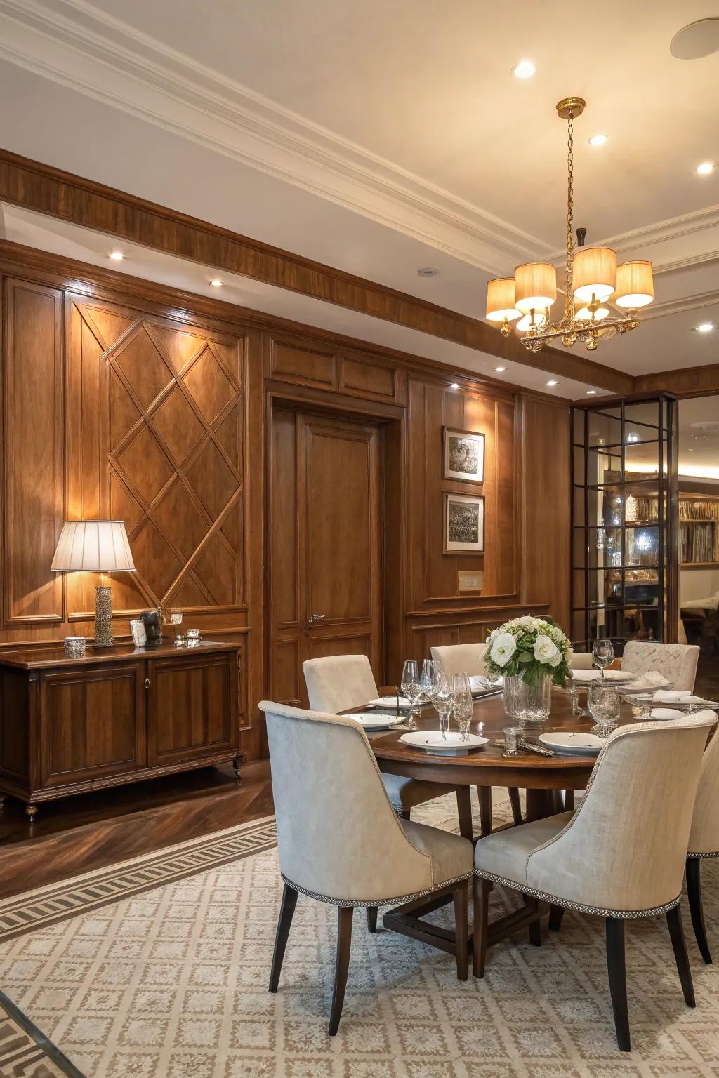 Wood boards offer a timeless charm that enhances any dining environment.