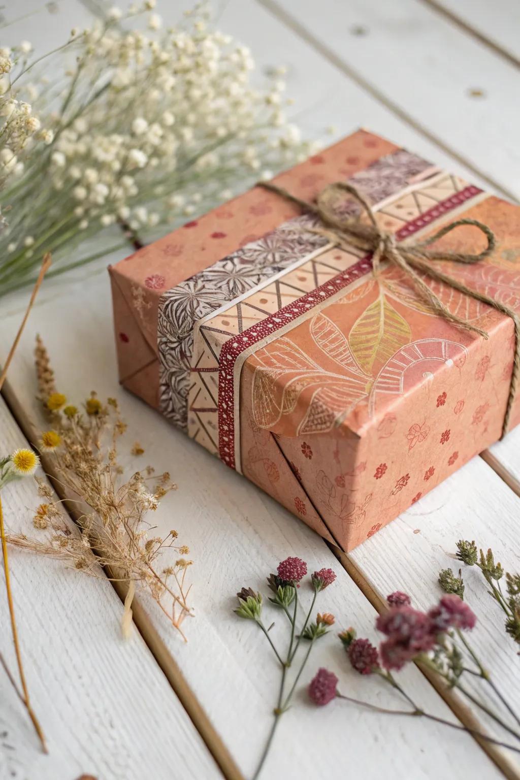 Turn the mundane into the magical with this upcycled gift box, a harmonious blend of Scandi-chic and boho vibes.
