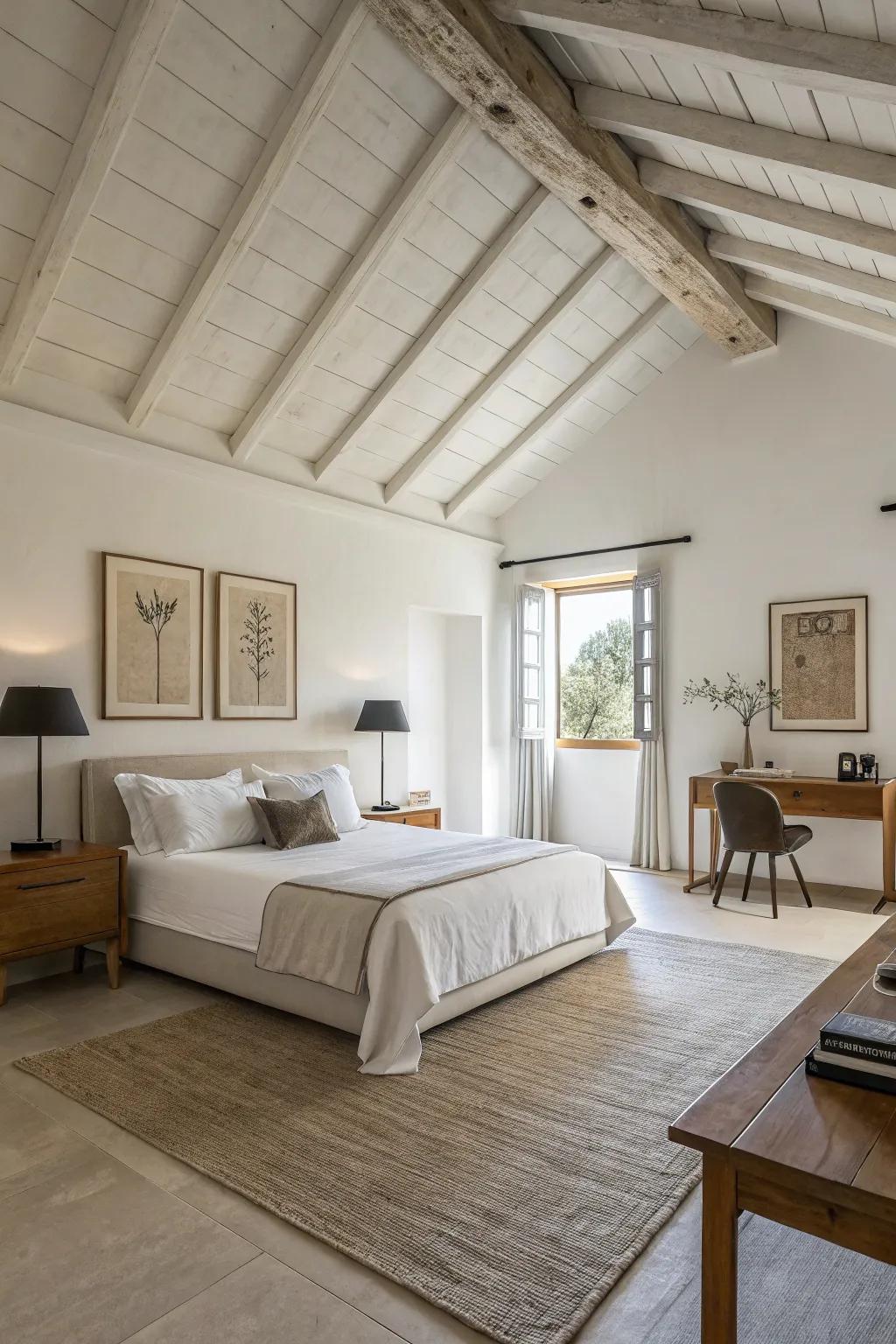 An expansive sanctuary promoting freedom of movement and calmness.