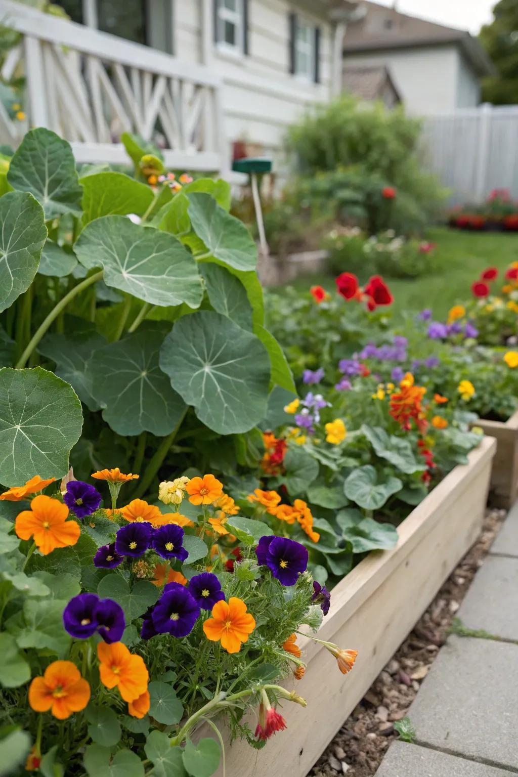 Edible blossoms enhance your garden's allure and taste.