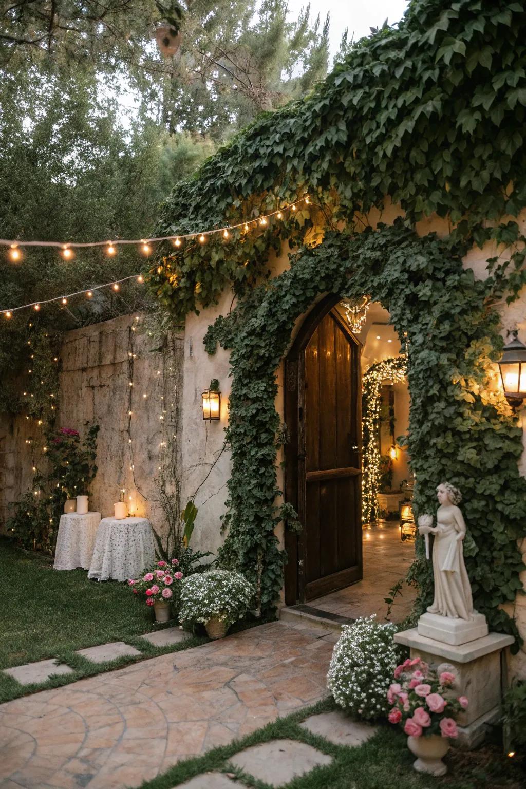 A bewitching entry point to a fairytale realm.
