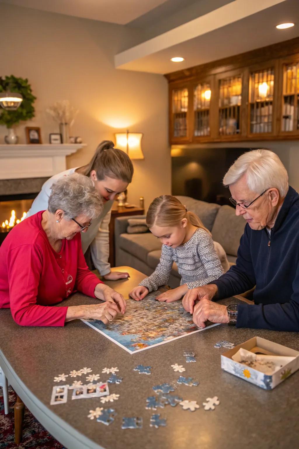 Make enduring memories with a personalized family picture jigsaw.
