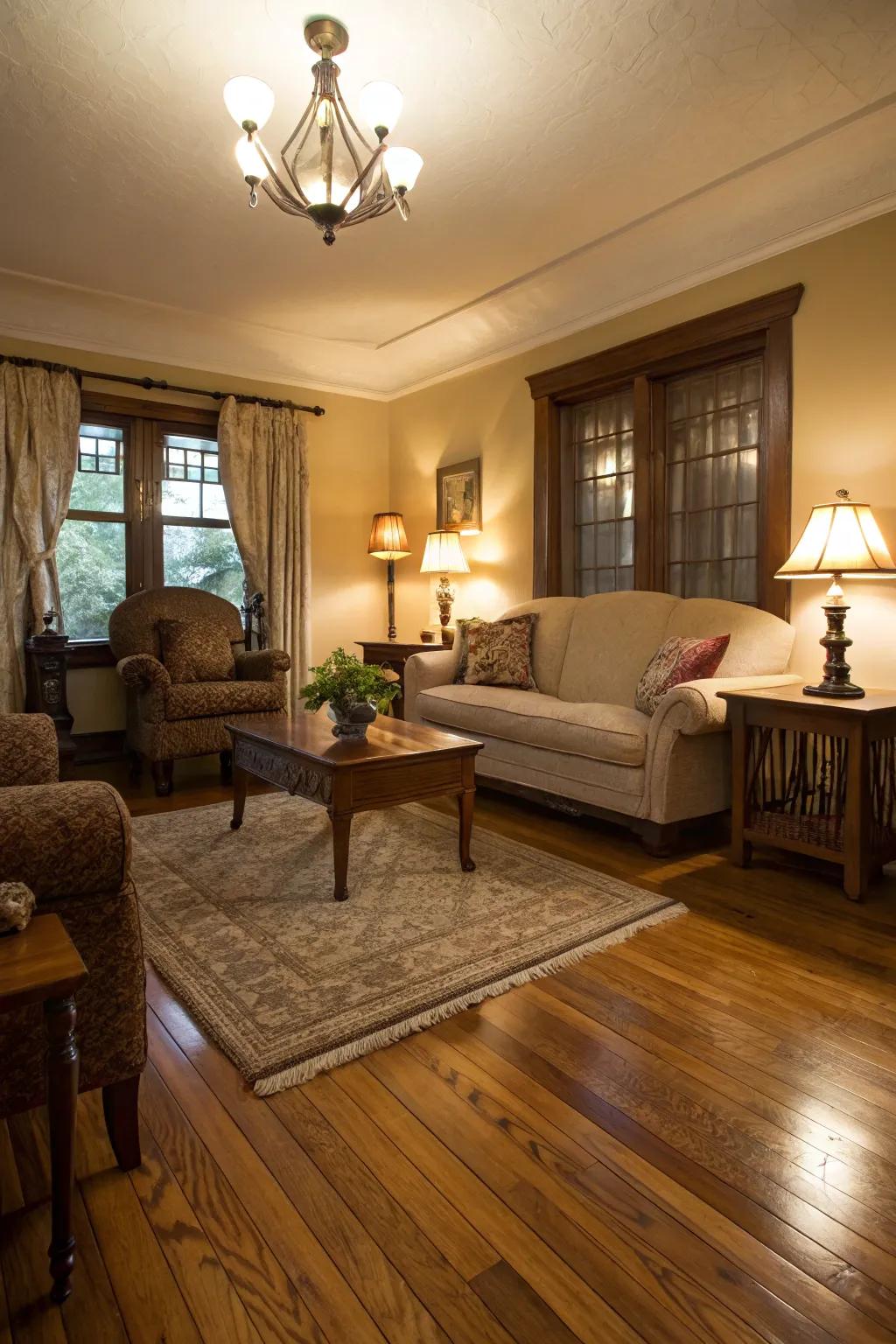 Revitalizing wooden floors unveils their intrinsic beauty and distinctiveness.