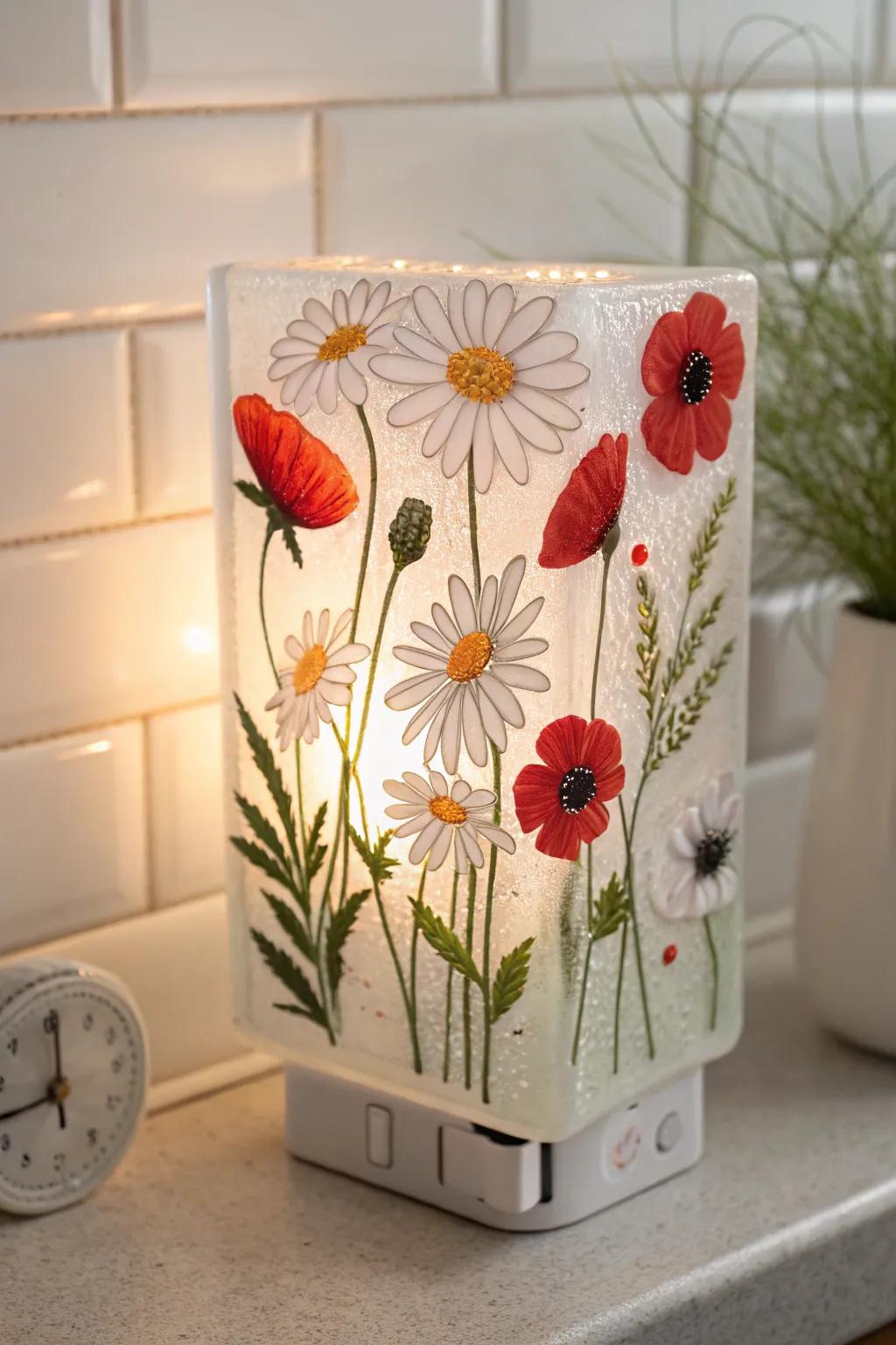 Infuse your space with floral sophistication and serene charm.