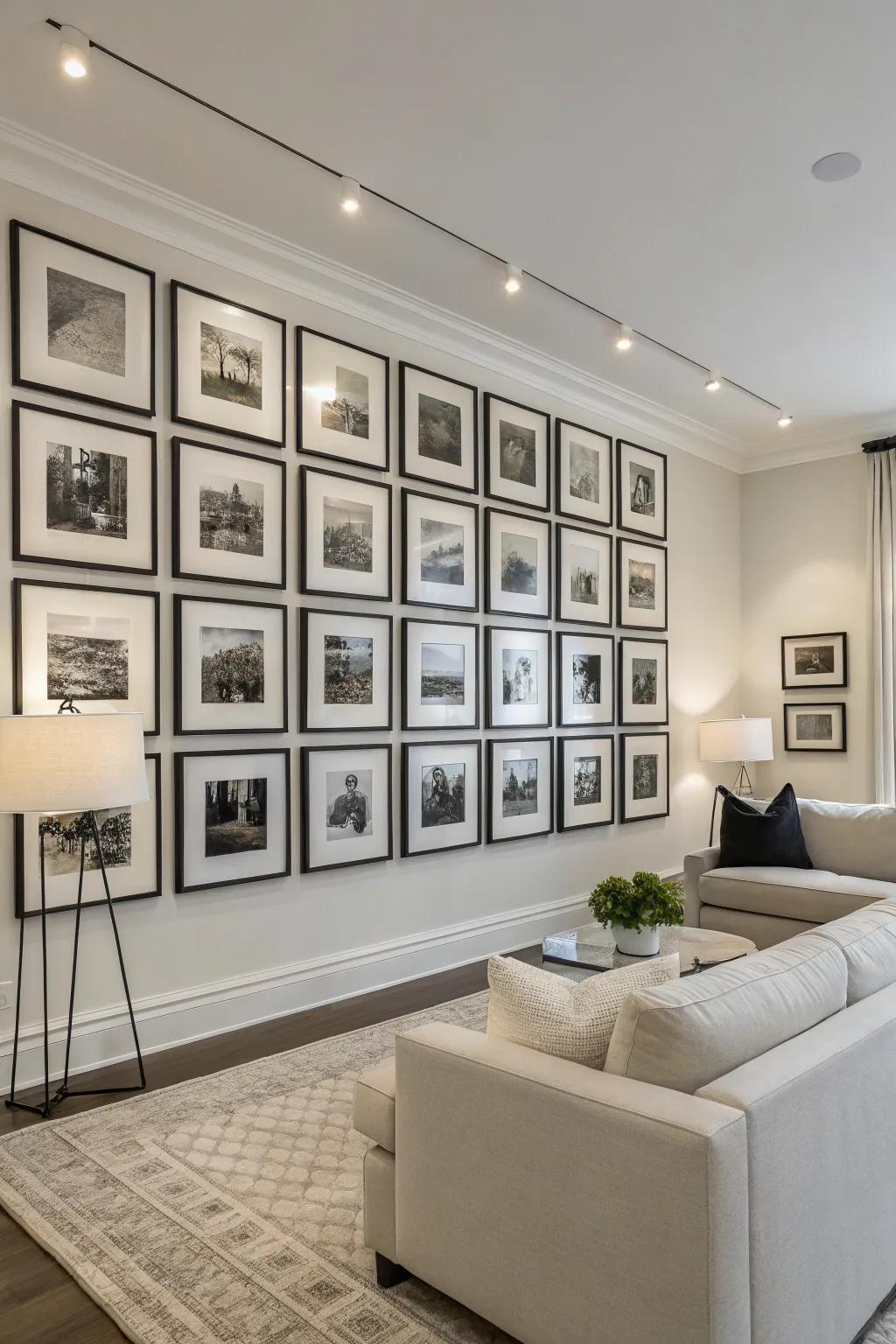 Find harmony through a symmetrical layout.