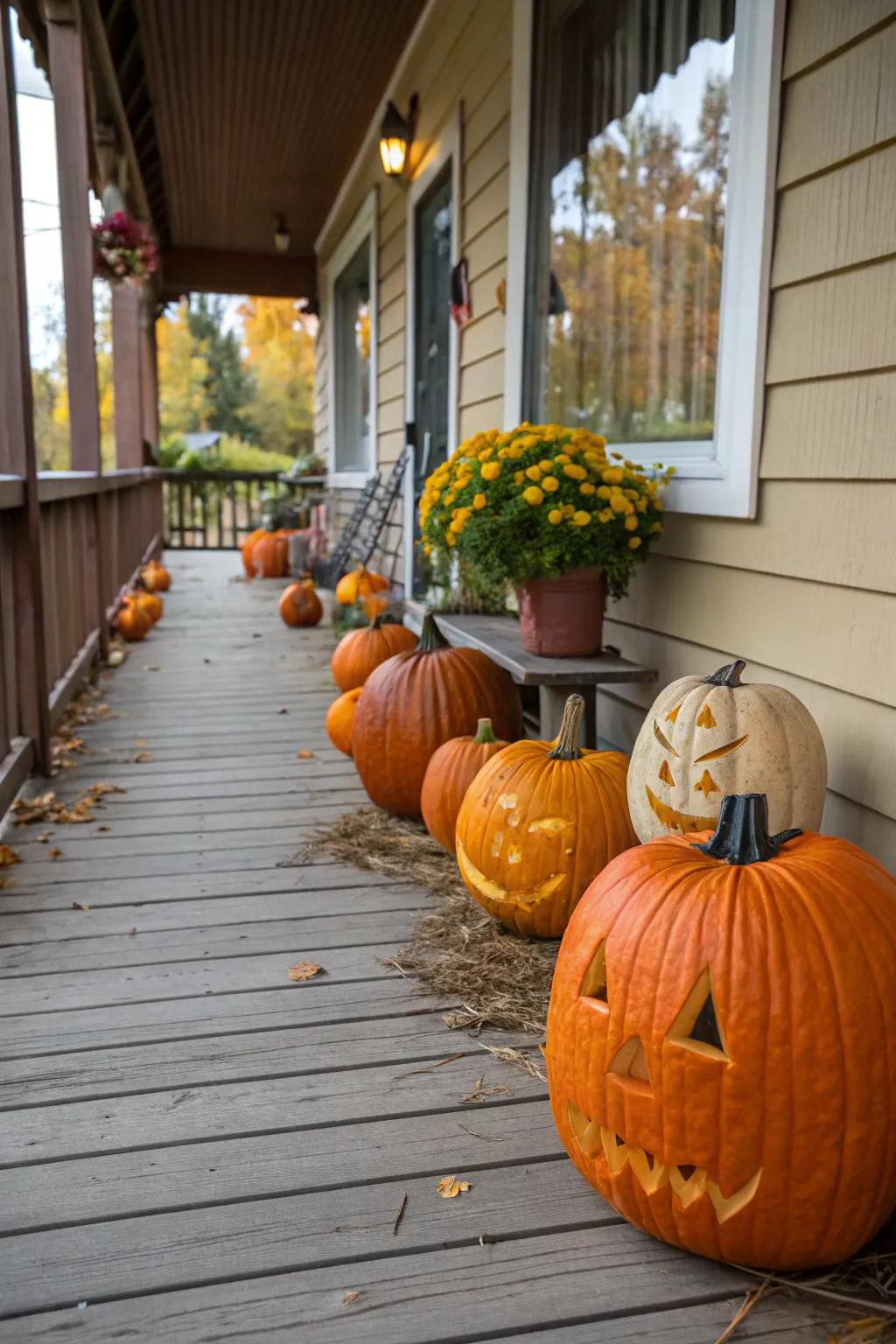 A delightful gourd gallery showcasing the richness of the autumn season.