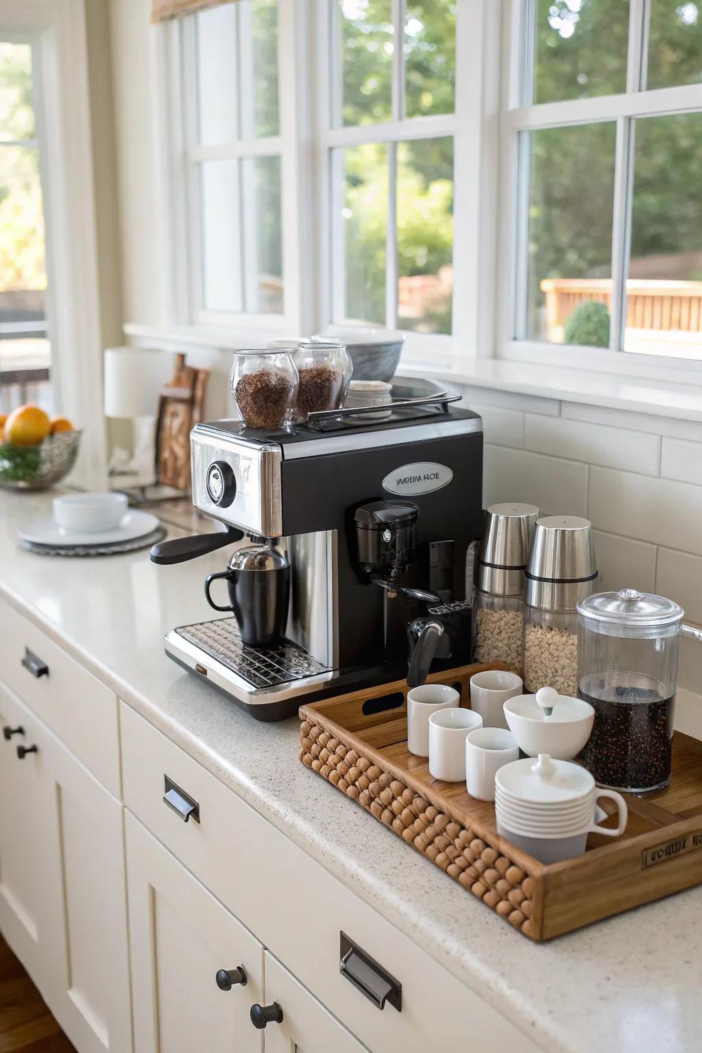 A thoughtfully organized coffee command center can turn your mornings into something special and effortless.