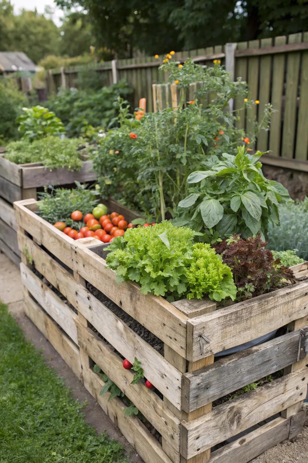 Lumber breathes character and cost-consciousness into your garden's uplifted plots.