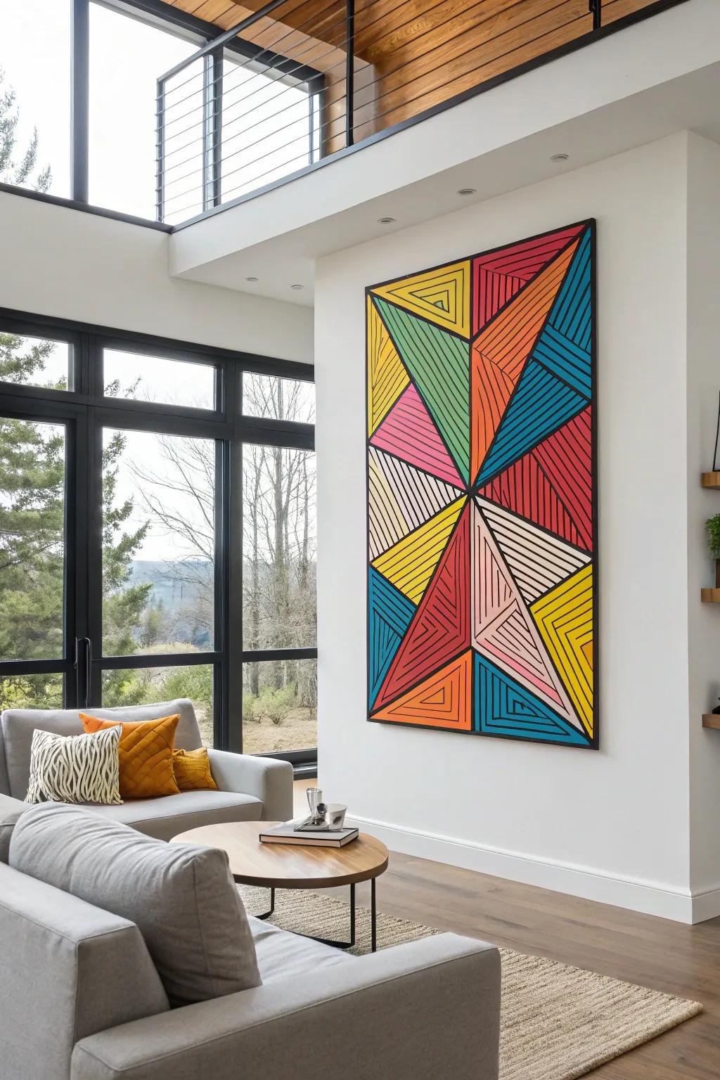Eye-catching geometric designs to enhance your home.