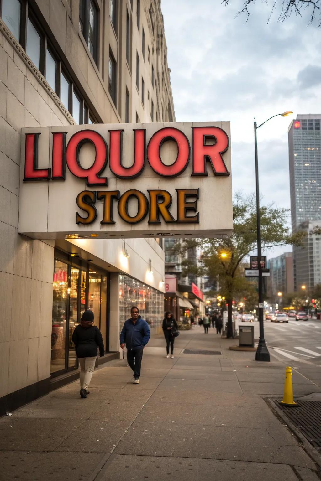 Bold lettering can really make your shop pop and stand out in a crowd.