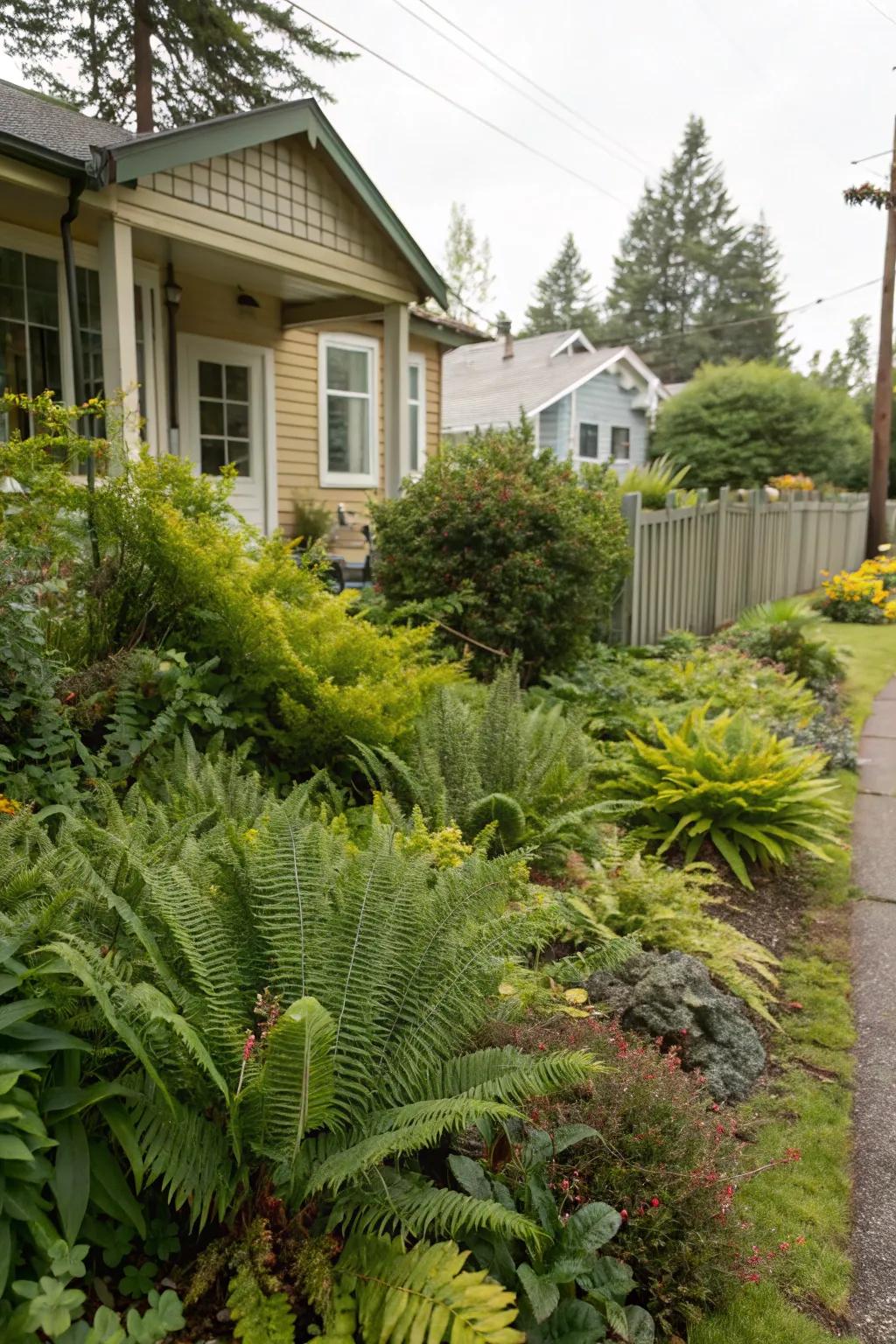 Native plants are both visually appealing and low-maintenance.