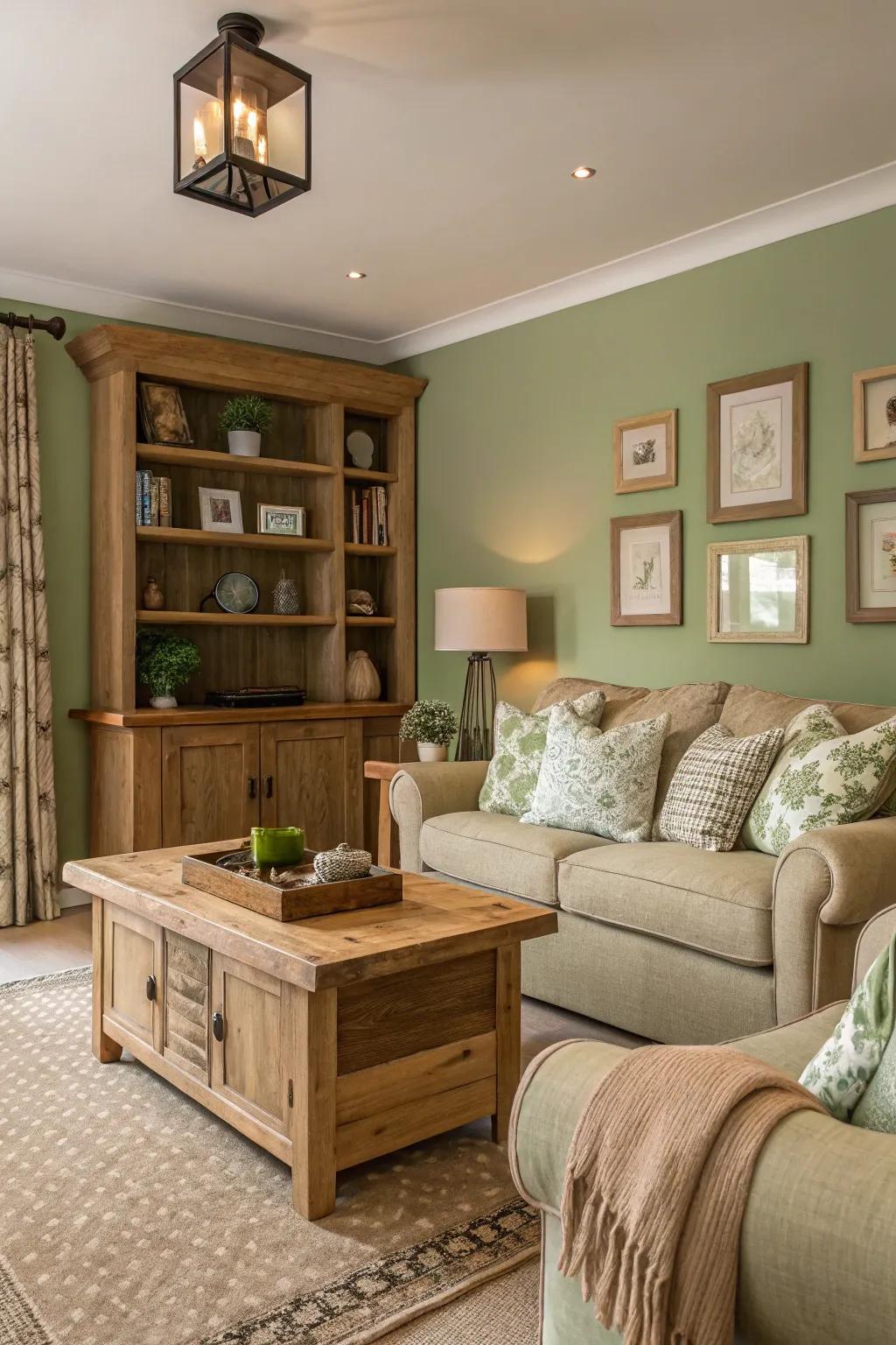 Natural hues foster a peaceful, grounded feel.