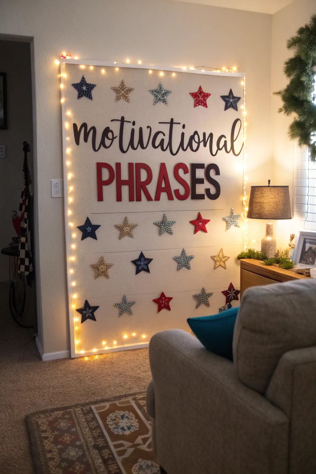 Inspirational sayings to uplift your New Year.