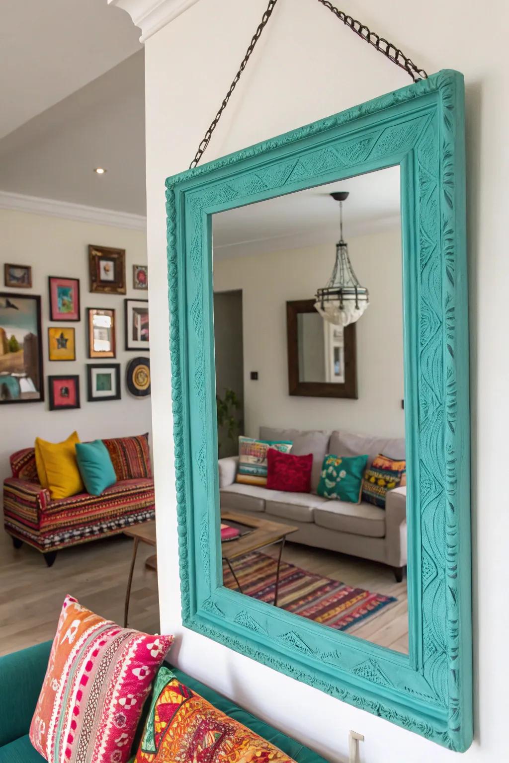 A striking color splash can transform your entire space.
