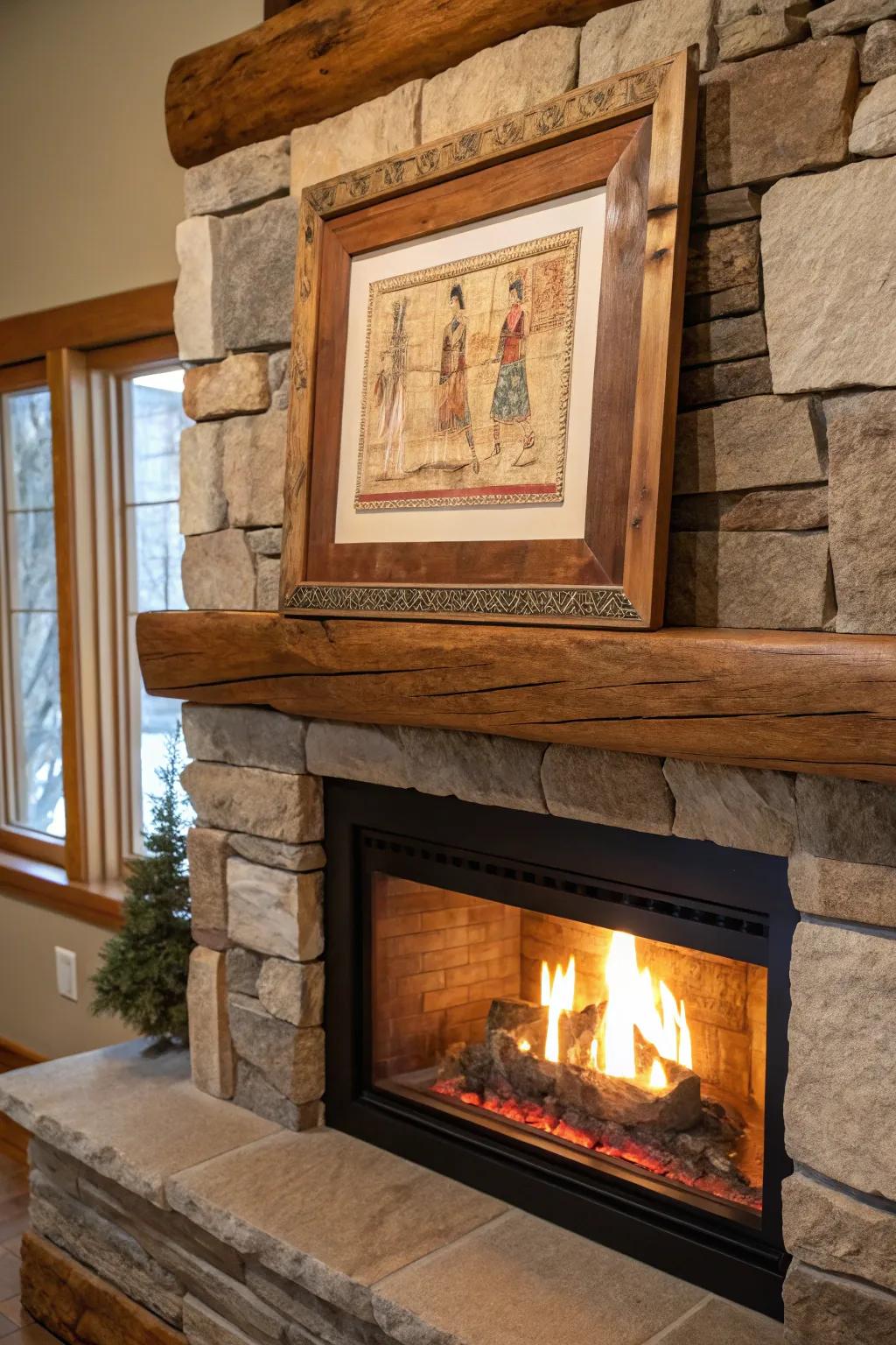 Weightless frame displaying visible papyrus borders for dramatic flair.