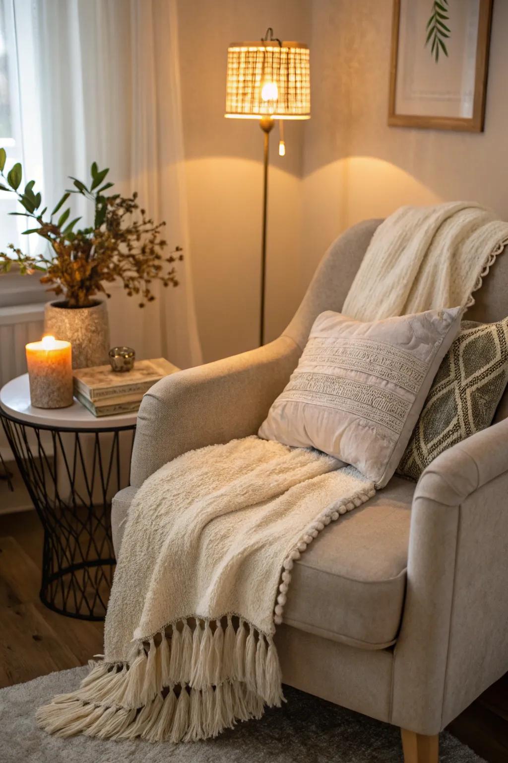 Fashion your own intimate corner for serene prayer and contemplation.