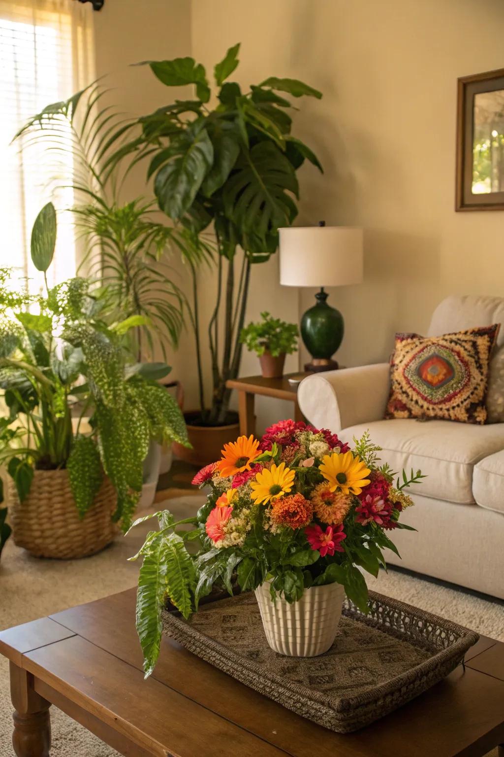 Lush greenery and lively blossoms have the power to transform spaces.