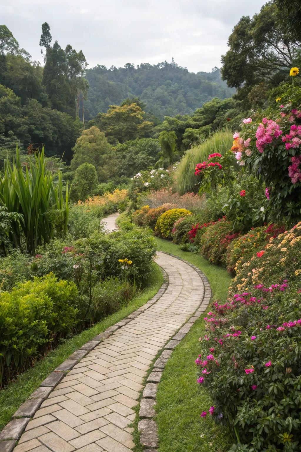 Winding paths bring an air of mystery to your garden.