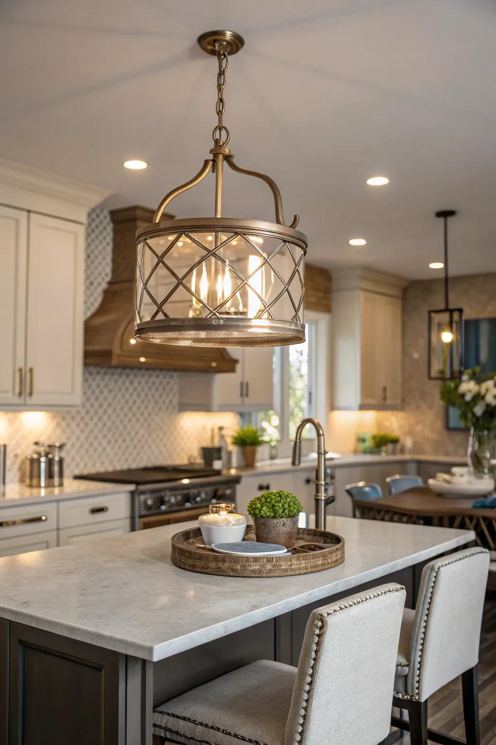 Elevate your kitchen with streamlined surface-mounted lighting.