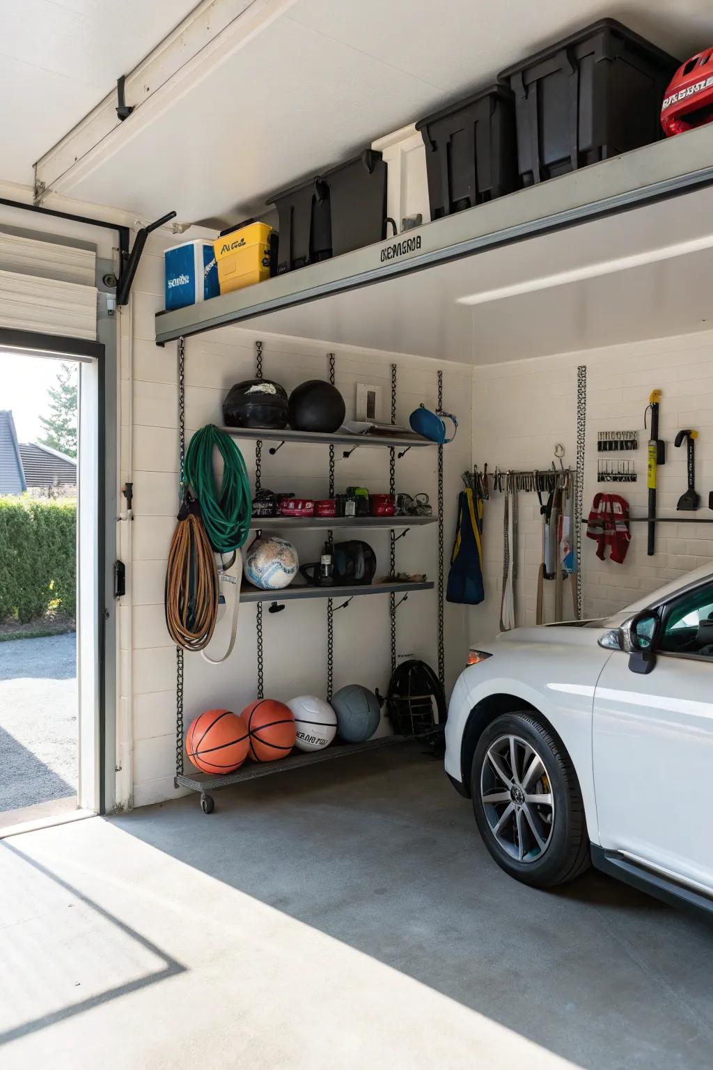 With innovative wall-mounted storage, you'll have so much free space!