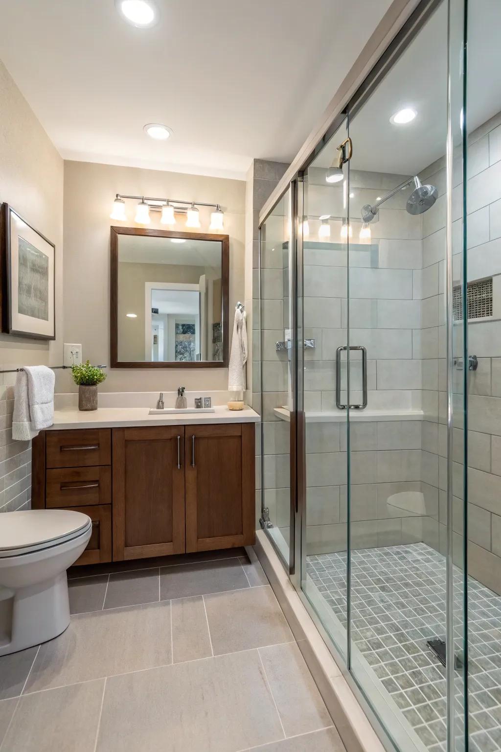 Embrace simplicity with uncluttered glass screens.