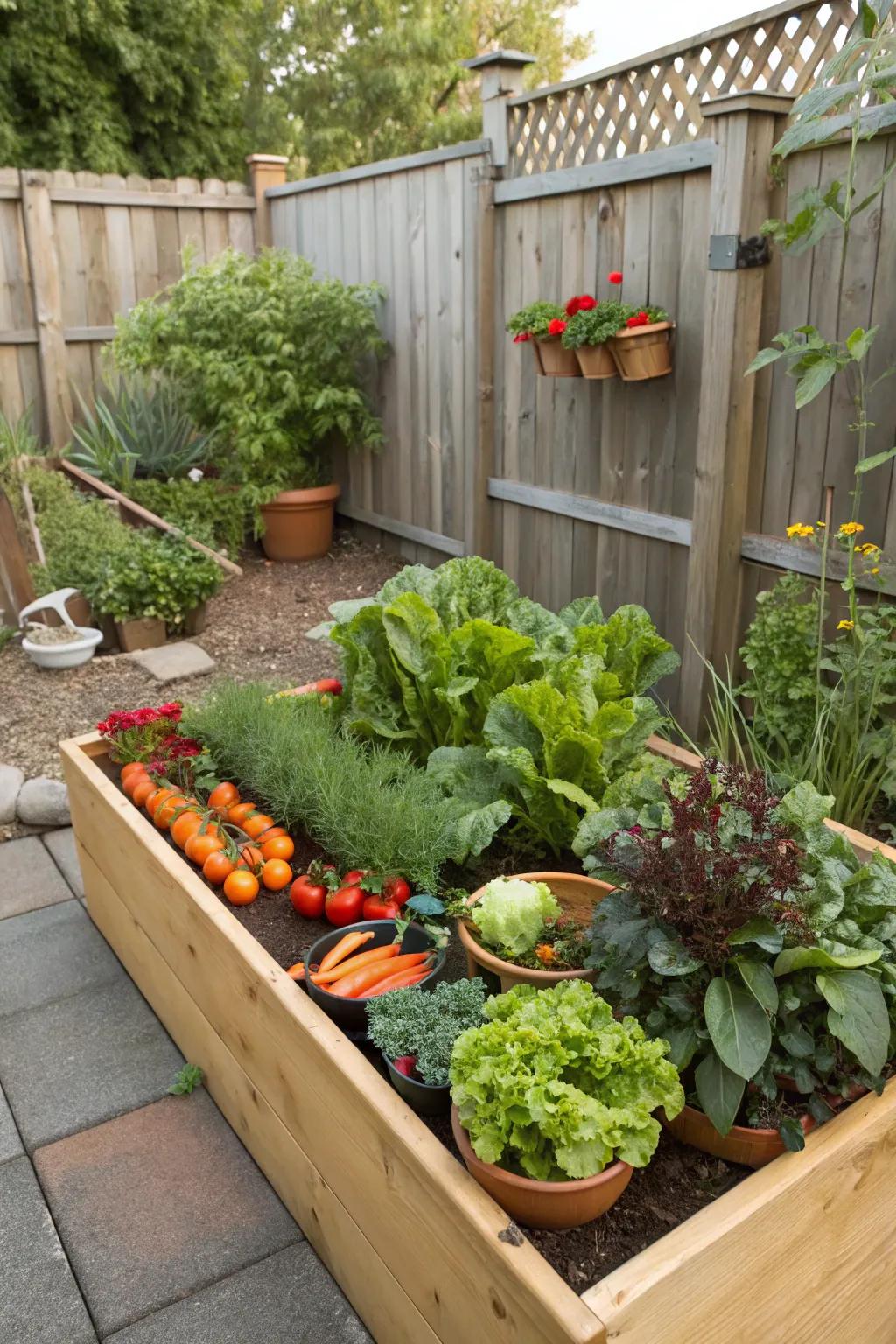 Elevated beds optimize spatial utilization, offering an orderly, well-defined sowing area.