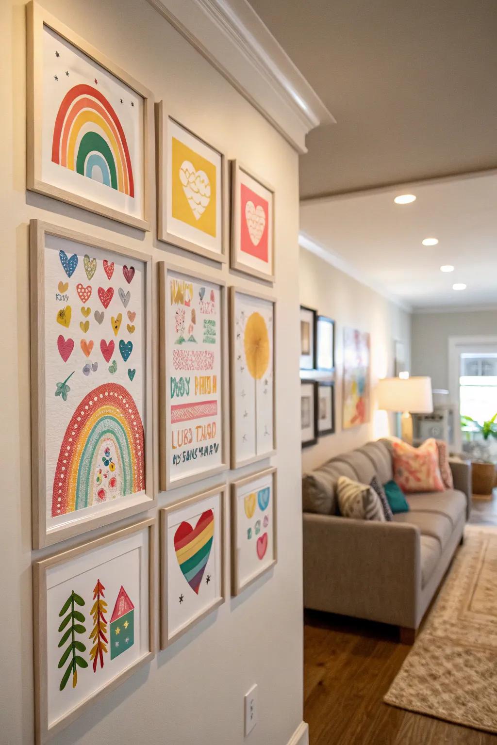 Transform your sticker collection into a gallery wall masterpiece.