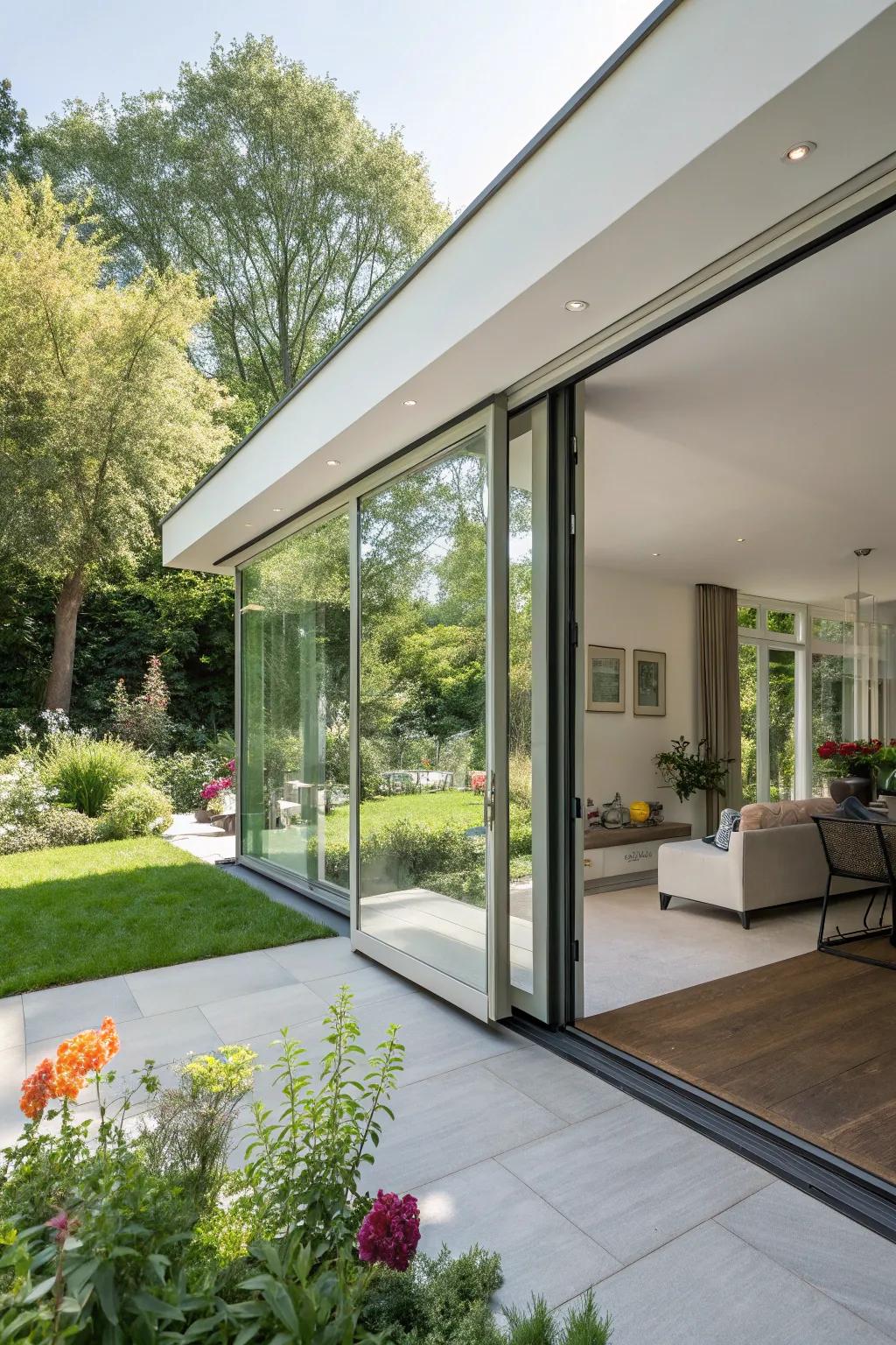 A welcoming summer house where the coziness of indoors meets the allure of the outdoors.