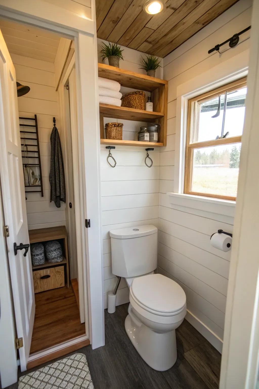 Angle toilet cleverly set to get the most out of your bathroom space