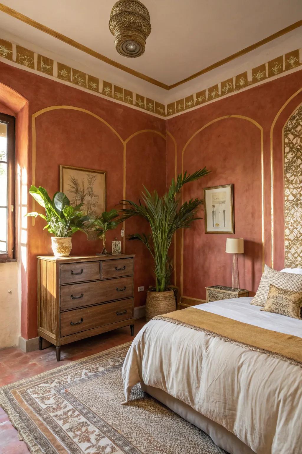 Adopt earthy hues to seize the essence of Tuscan warmth.