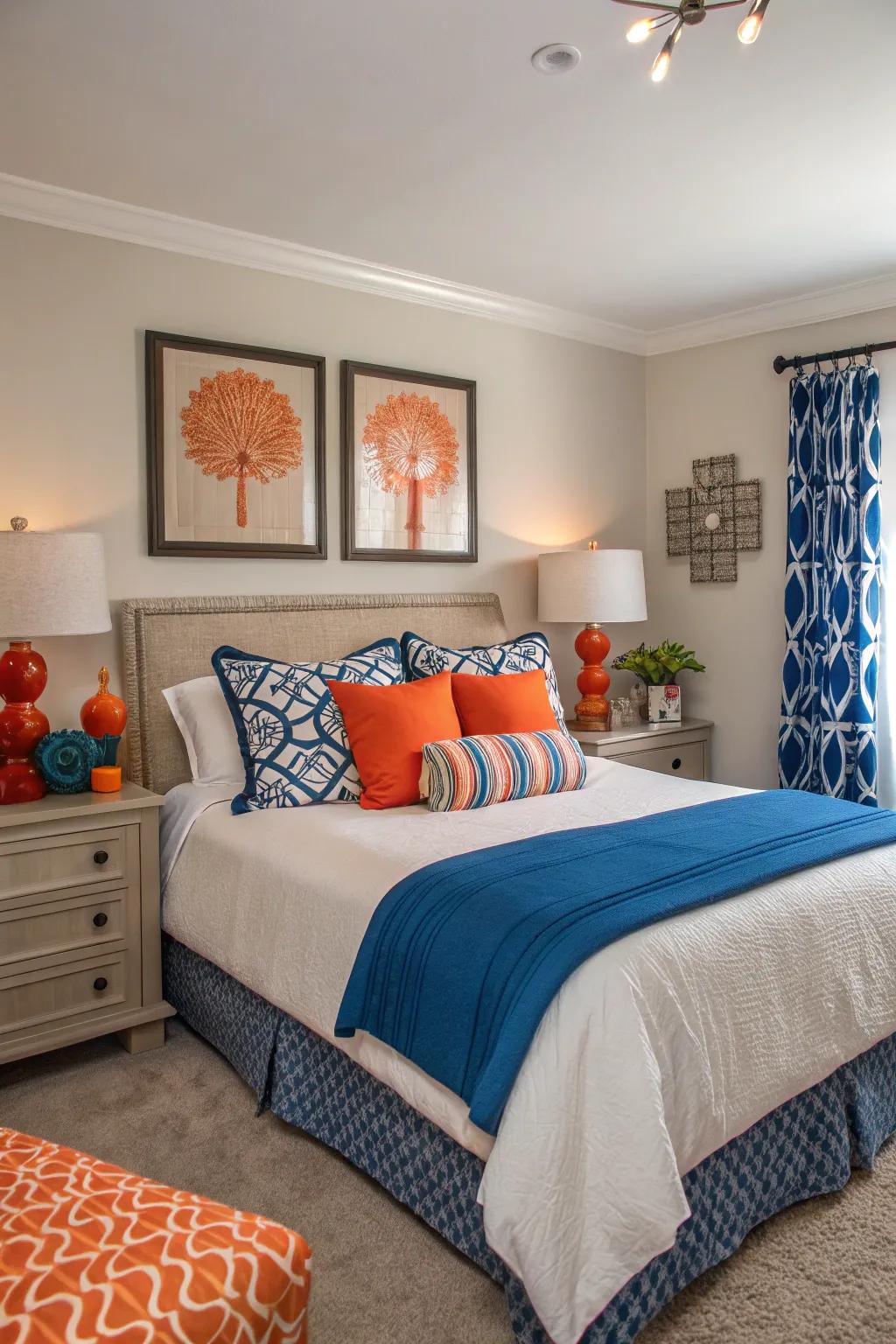 Infuse character with a daring color palette that invigorates your space.
