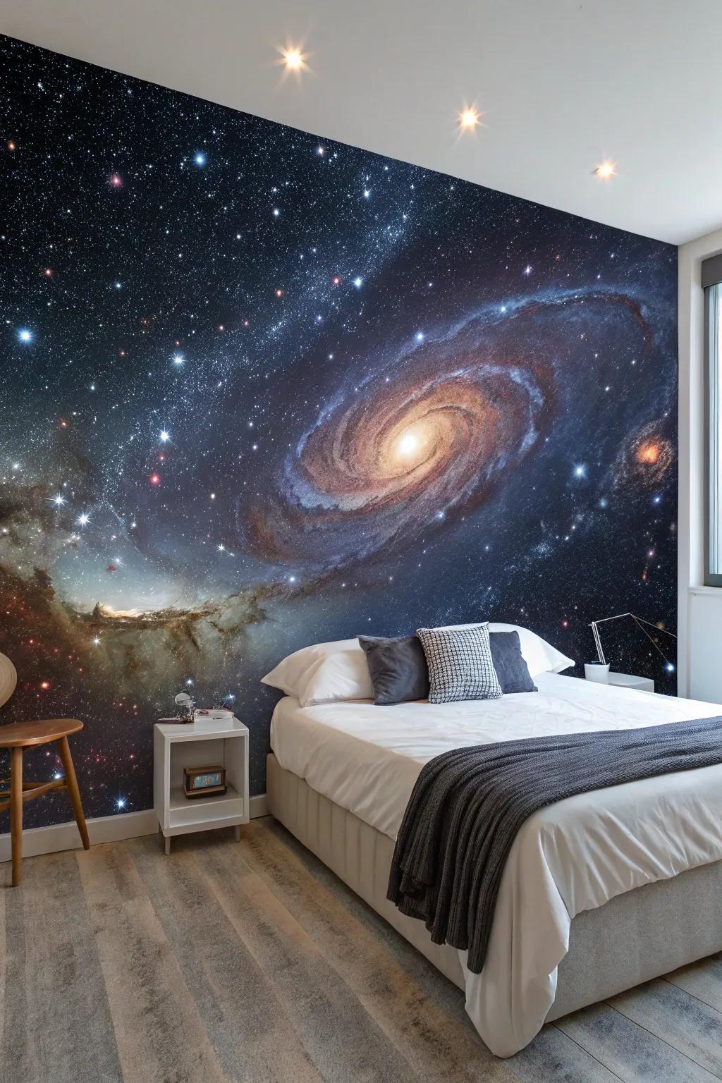 Cosmic starry vistas evoke awe and a sensation of escape.