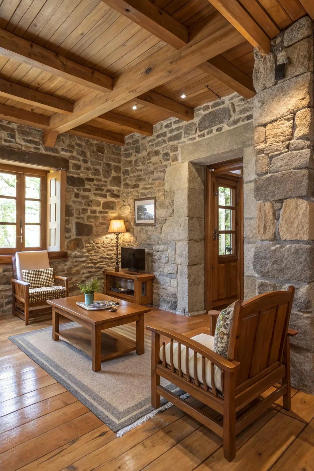 Genuine compositions append warmth and texture.