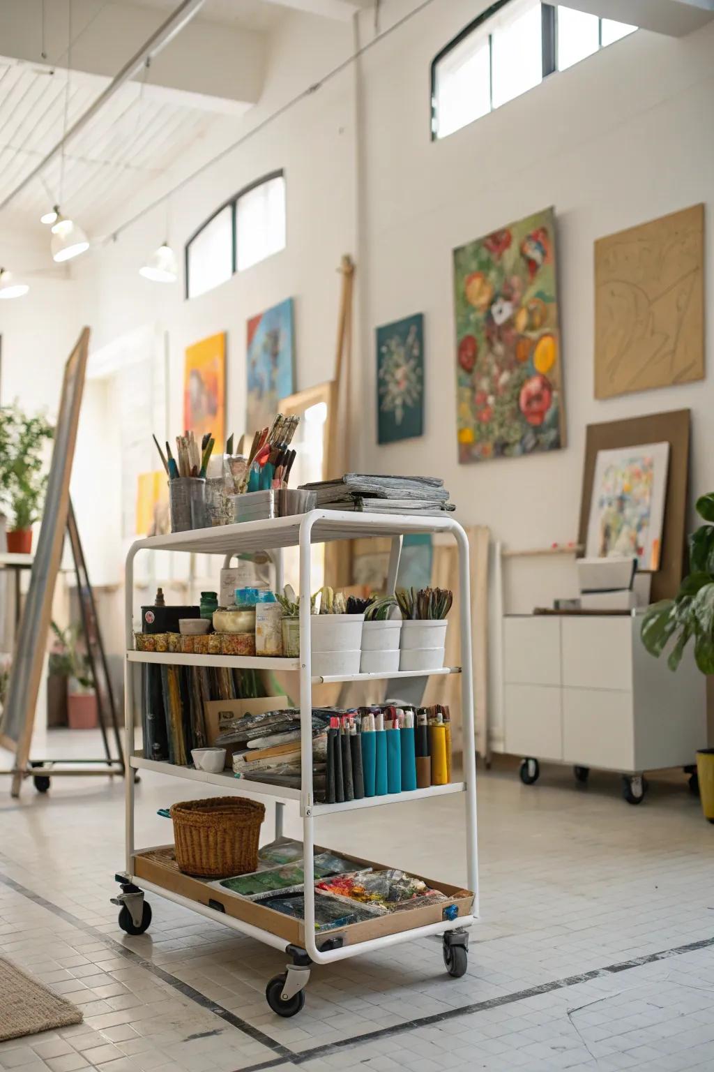 Supplies on the move, always close by.