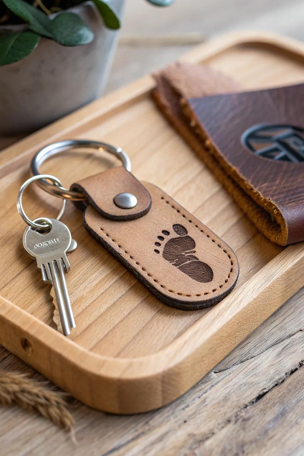 A stylish and portable means to retain those footprints intimately.
