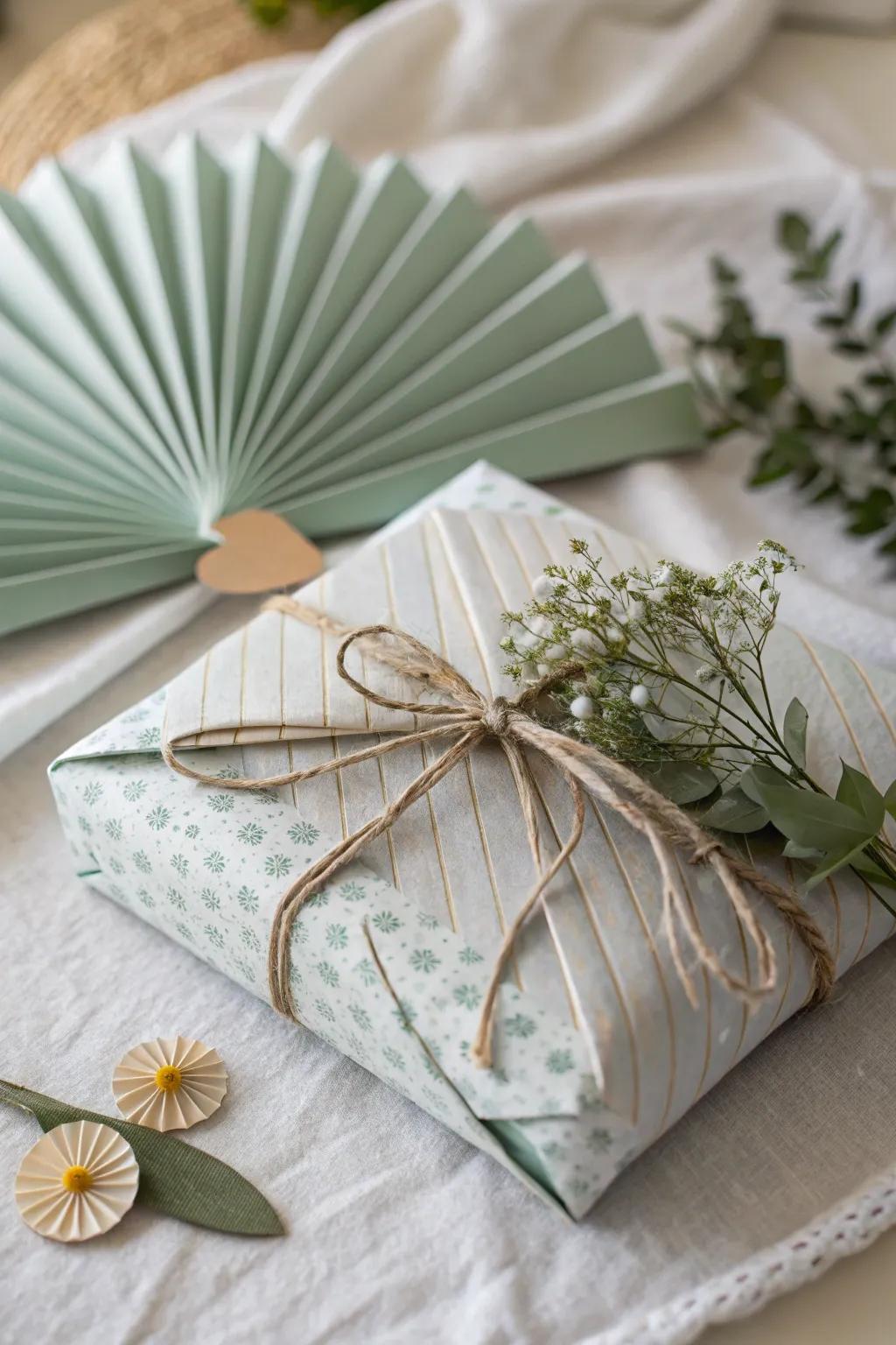 Enjoy the art of gift wrapping with charming curled formations, where simplicity meets elegance, perfect for tiny hands to explore.
